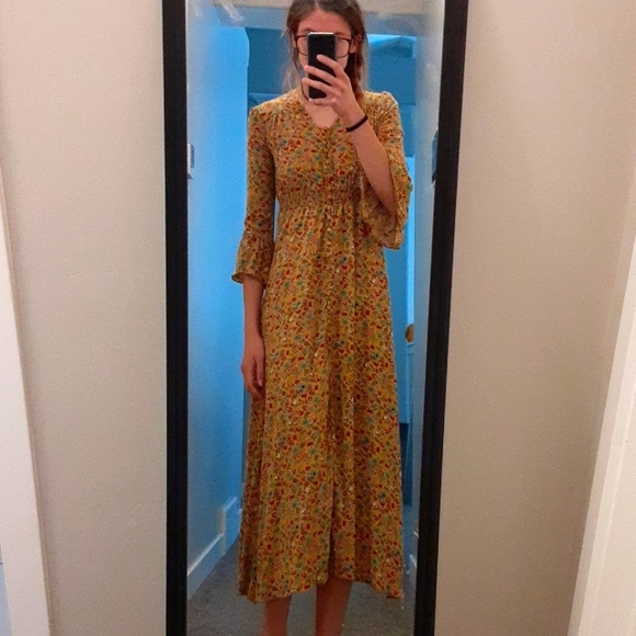 Long floral dress - Picture 2 of 6